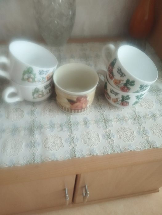 Наборы посуды. Стекло, фарфор.