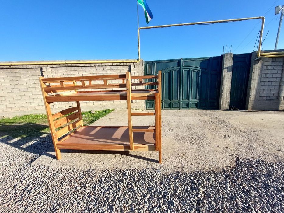 Двухъярусная кровать от цеха.
