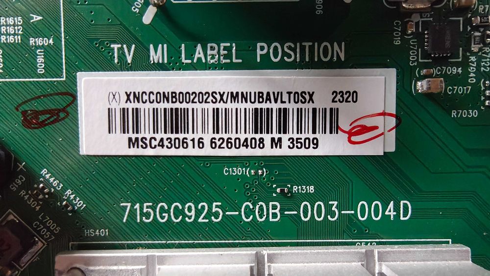 Дънна платка за Смарт ТВ PHILIPS 43PUS7608/12, 715GC925-C0B-003-004D