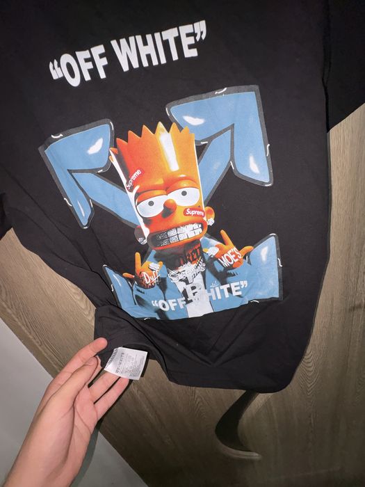 Tricou Off White x Supreme