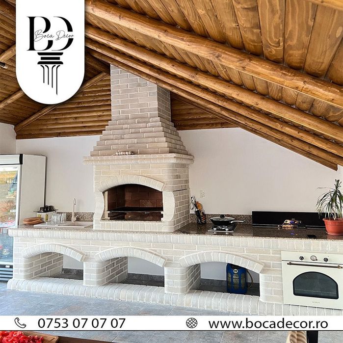 Cărămidă aparență pentru grătare de curte , fațade casa, garduri