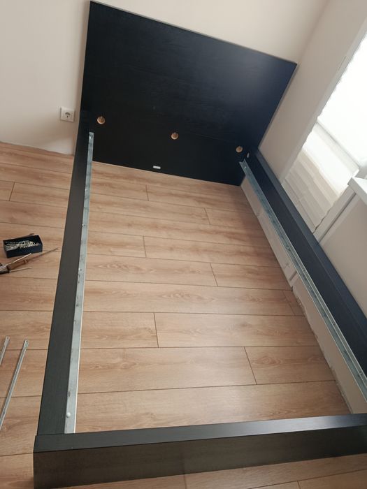 Легло MALM 120/200 с две чекмеджета и подматрачна рамка