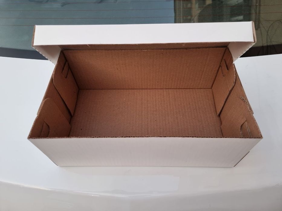 25х20х8 крафт коробка с откидной крышкой