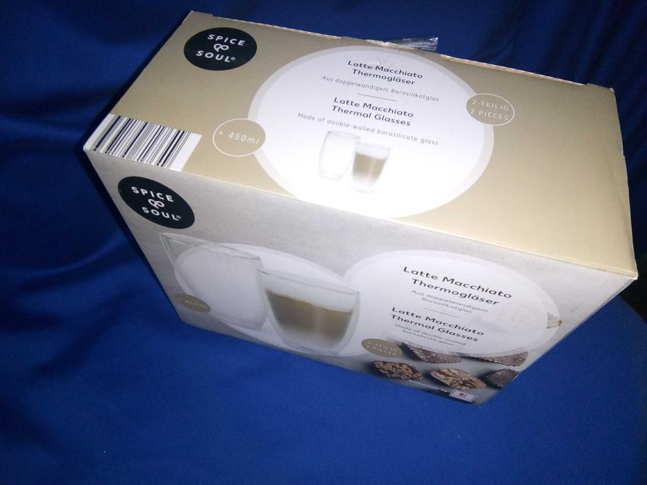 Термо чаши с двойна стена 450 мл – чисто нови