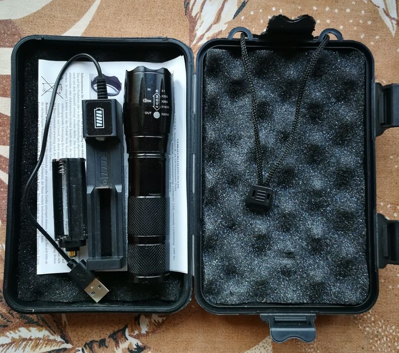 Продавам 5 броя нови мощни лед фенери