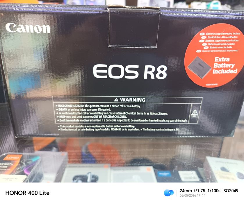Canon R8 camera и RF 50mm. Prograde 128gb