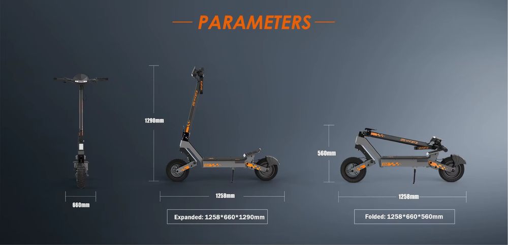 Чисто НОВА! Kukirin G2 45км/ч 800W Електрическа тротинетка - скутер 2026