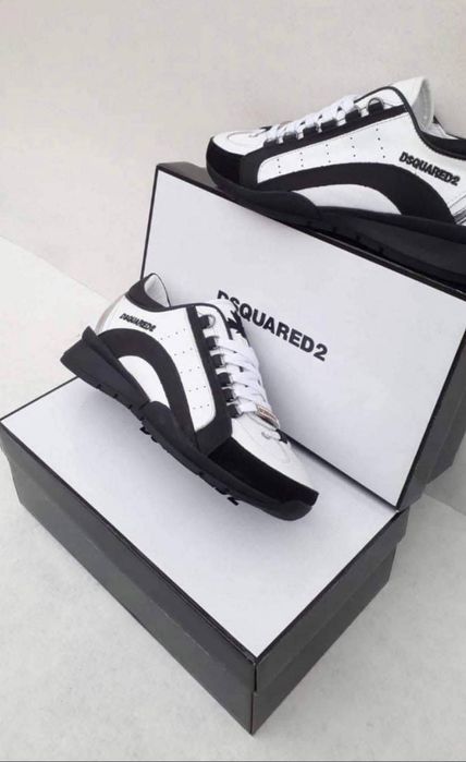 Мъжки маратонки естествена кожа Dsquared
