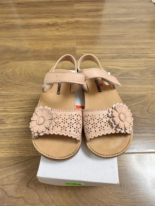 Sandale din piele naturala Nr 24 Roz pudra