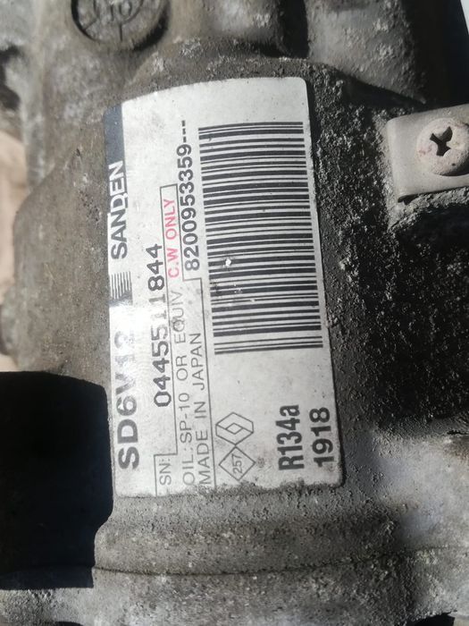 Compresor clima renault clio 3 motor 1,5 dci
