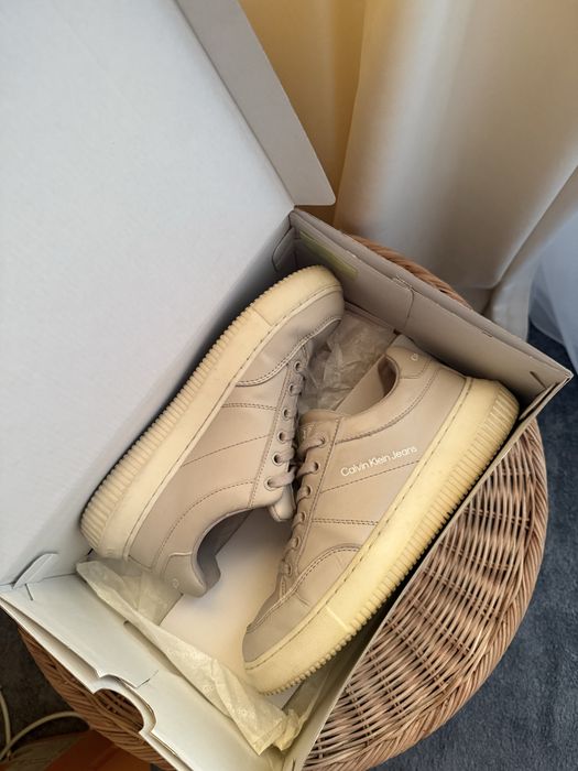 Sneakers Calvin Klein cu sireturi
