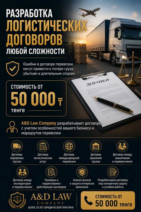 Договор логистики и перевозки | Логистика- тасымалдау шарттары