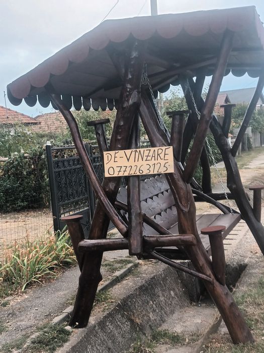 Vand leagăn balansuar din lemn ulm