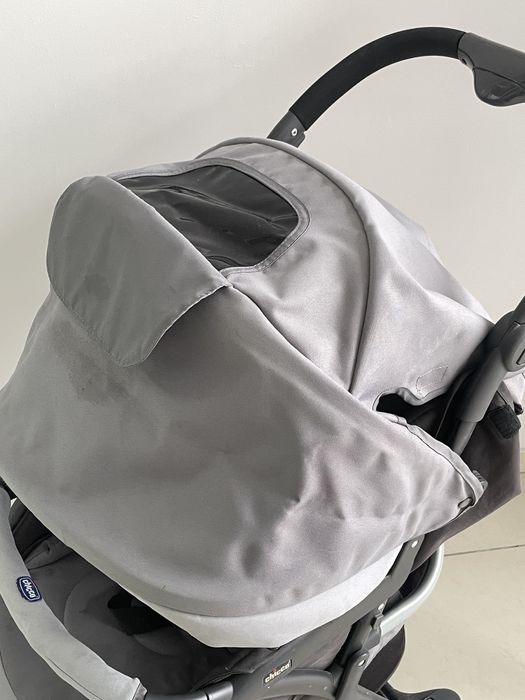Коляска детская chico серая