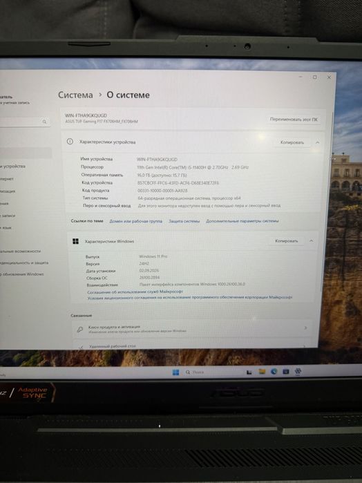 ASUS TUF Gaming F17 FX706HM