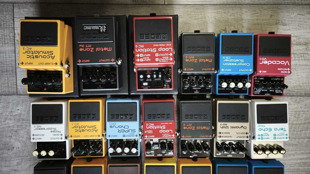 Pedale pentru chitare electrice si bass BOSS efecte - GARANTIE