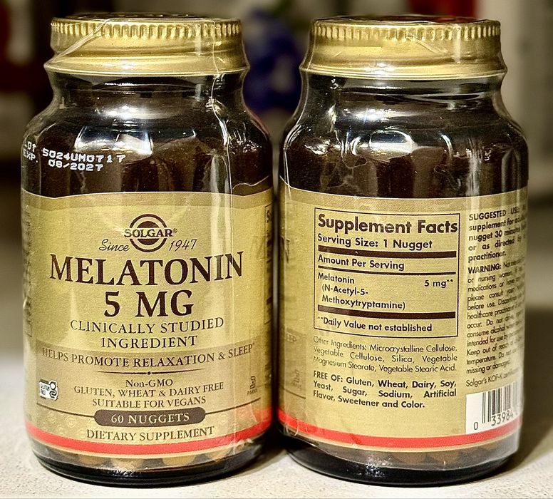 Мелатонин solgar 5мг