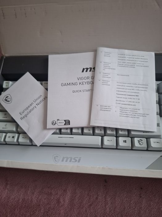 Продам клавиатуру на компьютер msi GK30