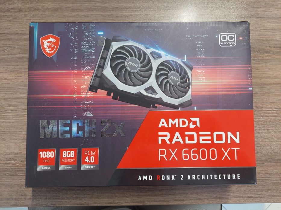 Видео карта MSI Radeon RX6600XT 8Gb GDDR6