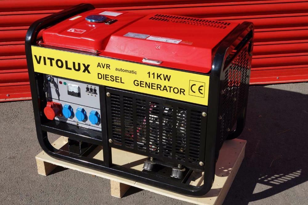 14KVA Дизелови Трифазни Генератори VITOLUX с електрически старт