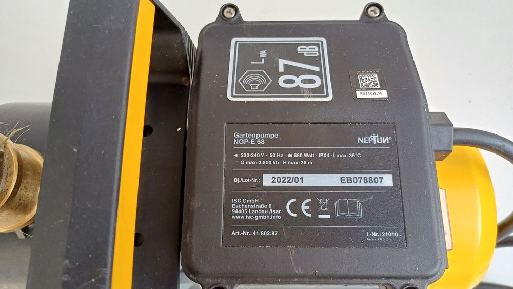 Градинска помпа Neptun NGP-E 68