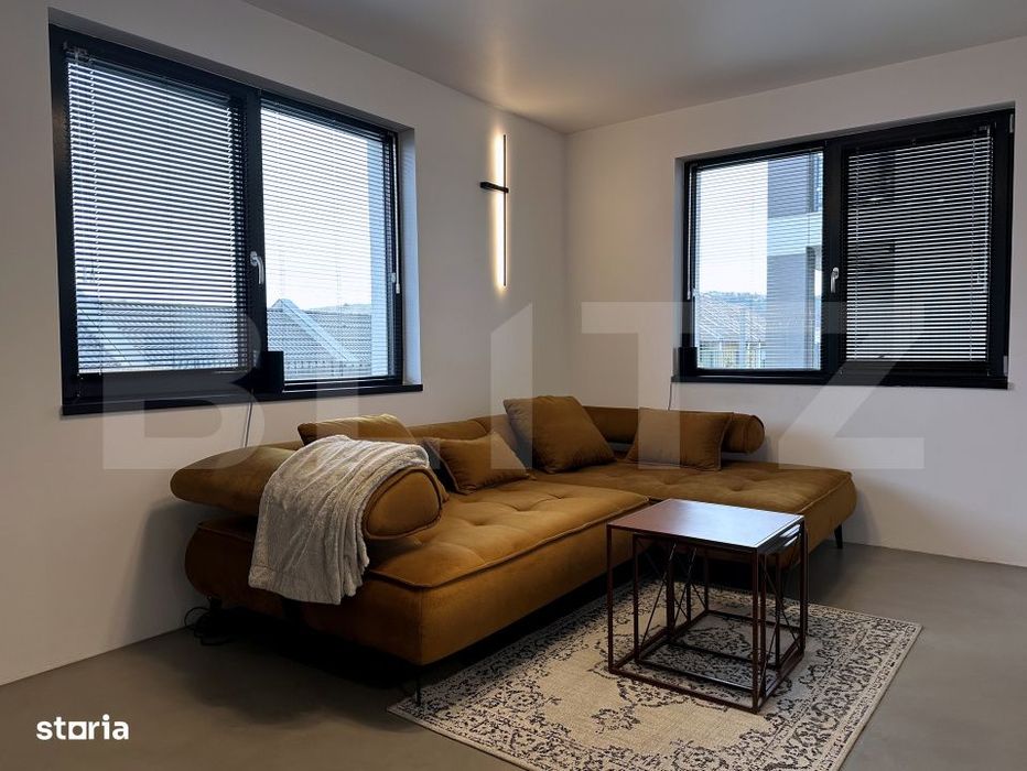 Casa moderna stil industrial, 120 mp utili, zona intrare Baciu - Cluj