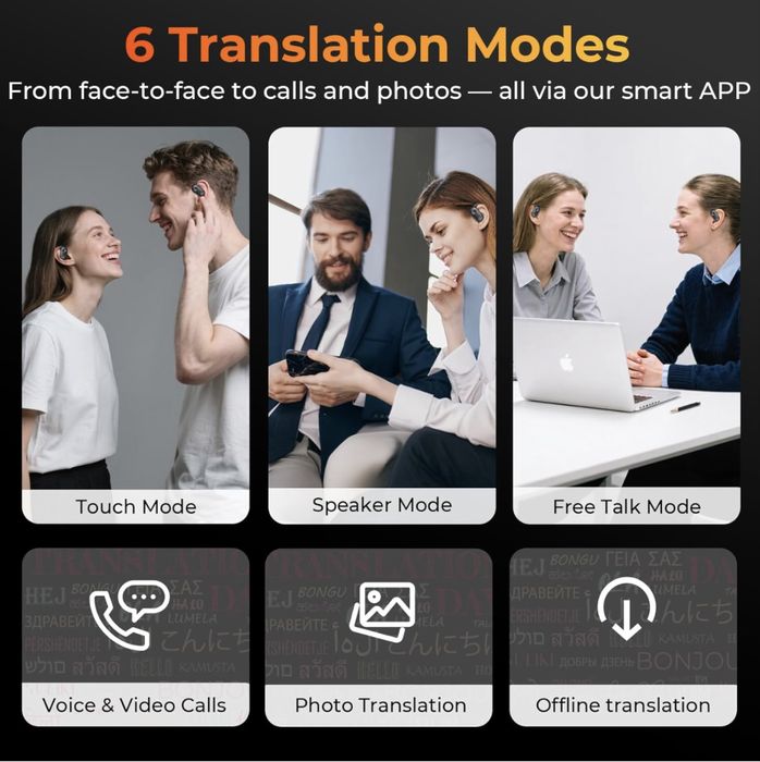 Căști Traducere Ai, Kentfaith Y30, 3in1