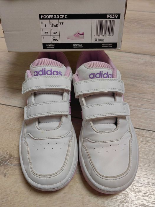 Маратонки Adidas бели кожени 32