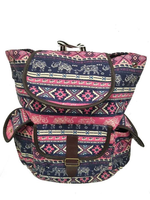 Симпатична дамска раница с 5 джоба