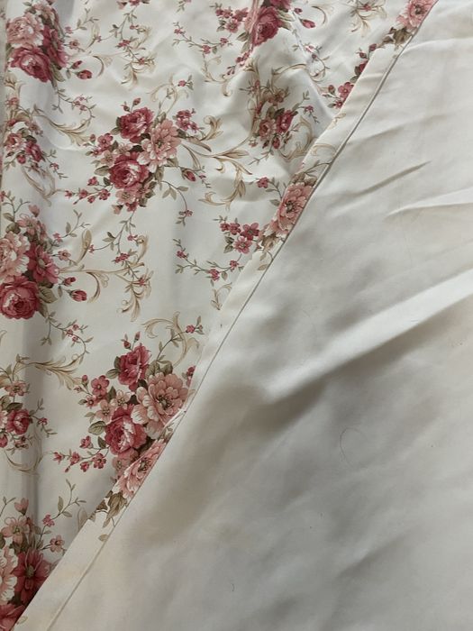 Set draperii cu imprimeu floral