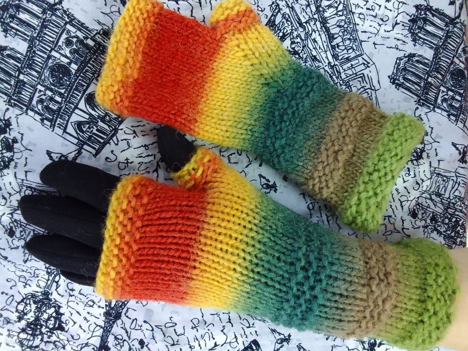 Перчатки-митенки