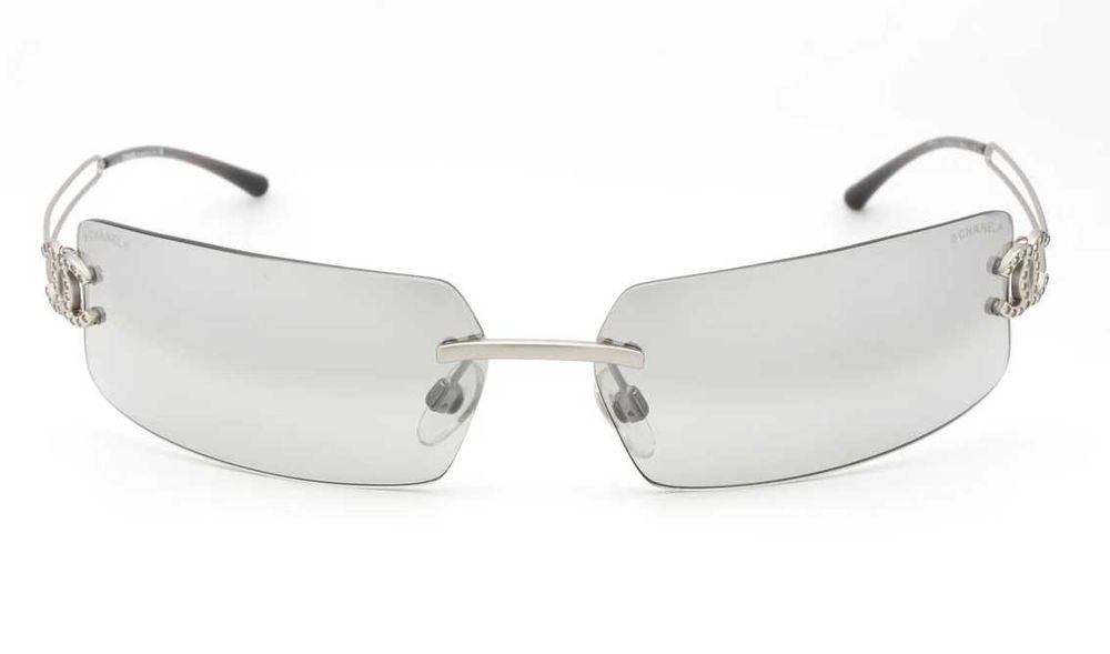 Ochelari de soare Chanel 4051‑B Rhinestone Silver