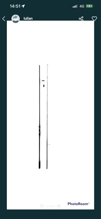 Set 4 Lansete Wind Blade Carp Master Cat 1 3.6 m 3.5 lbs Carbon 100 %