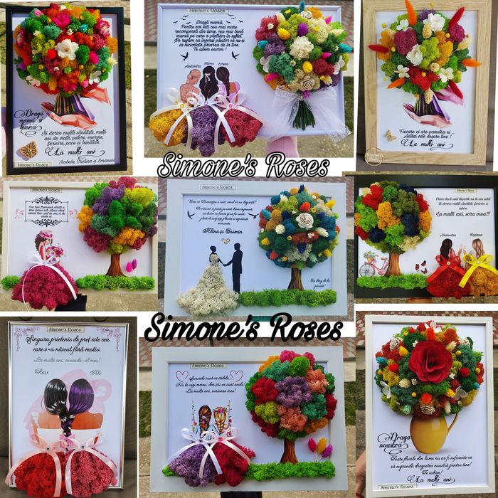 Tablouri si decoratiuni personalizate dupa preferinte cu licheni !!!
