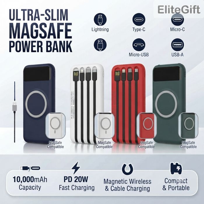 Магнитный Power Bank 10000 mAh (MagSafe) | Новый