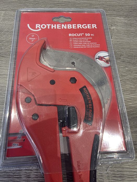 Foarfeca pentru țevi din plastic Rothenberger Rocut 50 TC
