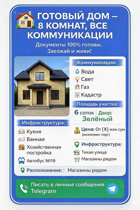 6 сотих сотилади