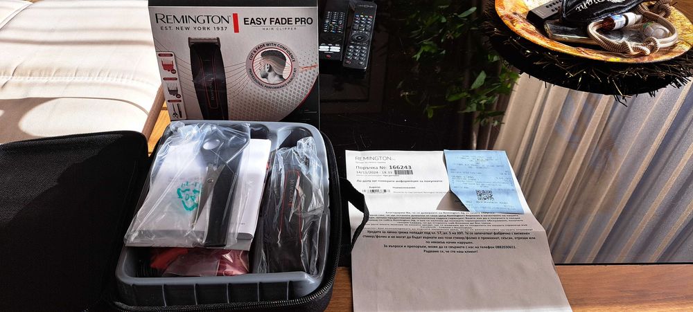 Продавам чисто нова НЕИЗПОЛЗВАНА машинка Remigton Hc550