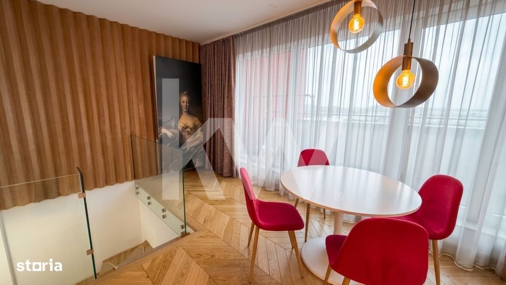 Penthouse pe doua niveluri | 119 mp utili + terasa 35 mp | Maurer Resi