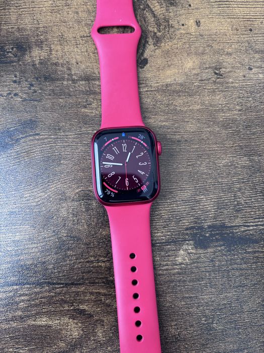 Apple watch 8 красные