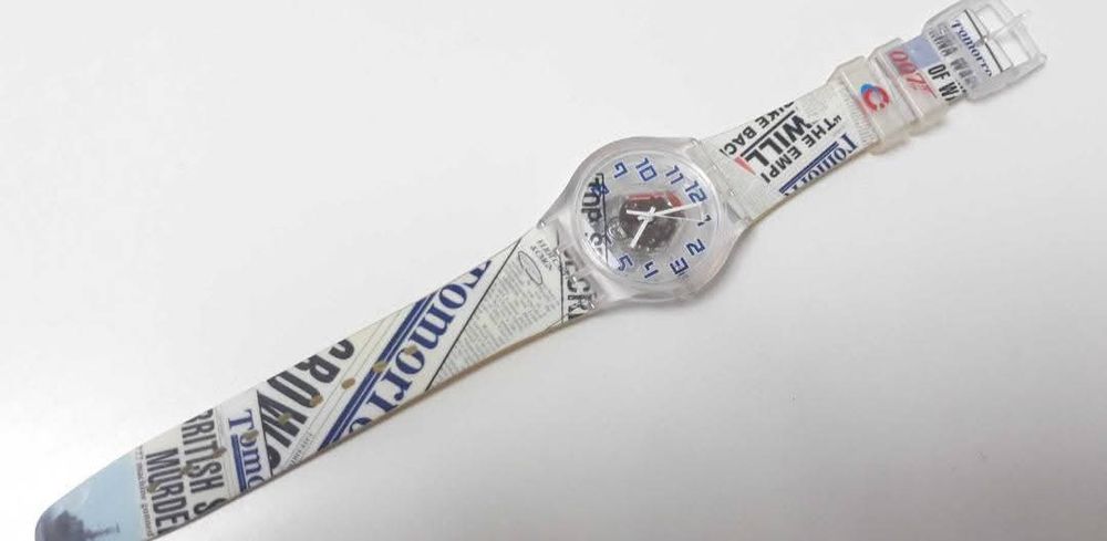 Ceas Elvetian James Bond 007 Swatch SUJK138  - Elliot Carver