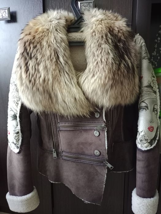 Дублёнка с мехом