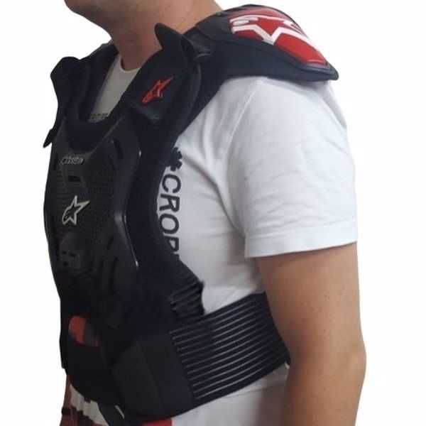 Мото ризница Automat, Протектор за тяло, Броня, M размер, Черен