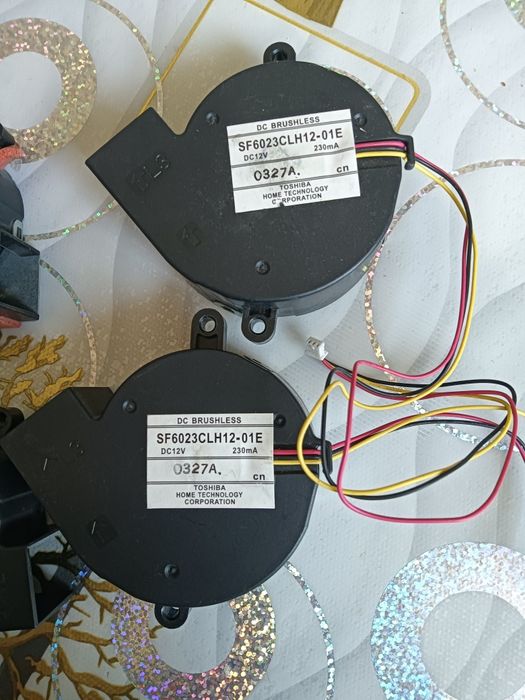 Турбины вентиляторы 12V.