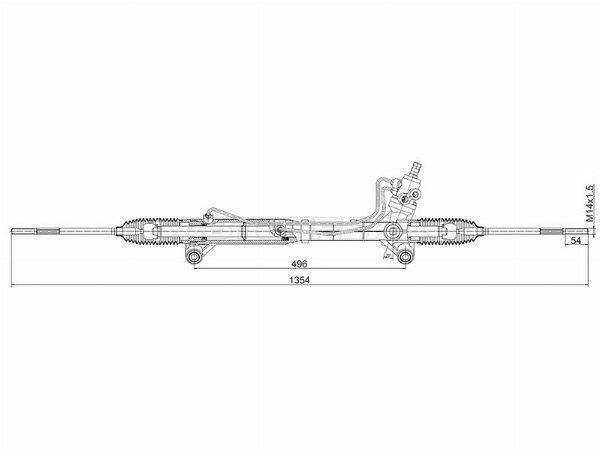 Рейка рулевая Suzuki Grand vitara