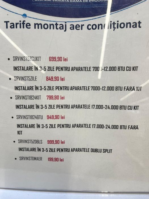 Montaj Aer Conditionat , BRM Aer Conditionat