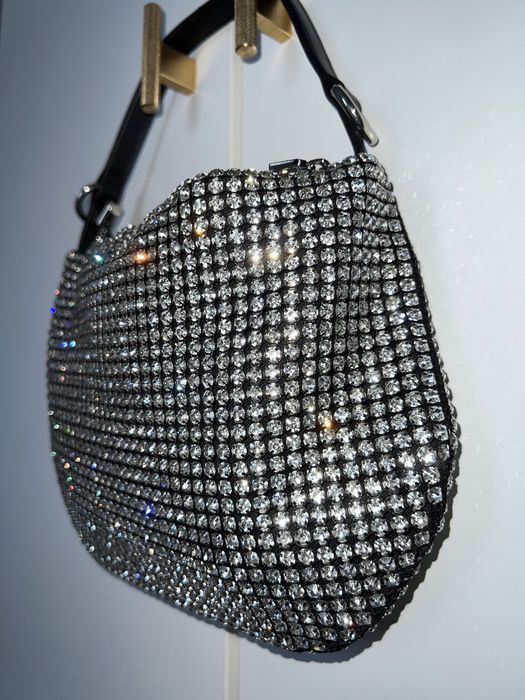 Geanta mică cu ștrasuri strălucitoare NOUA