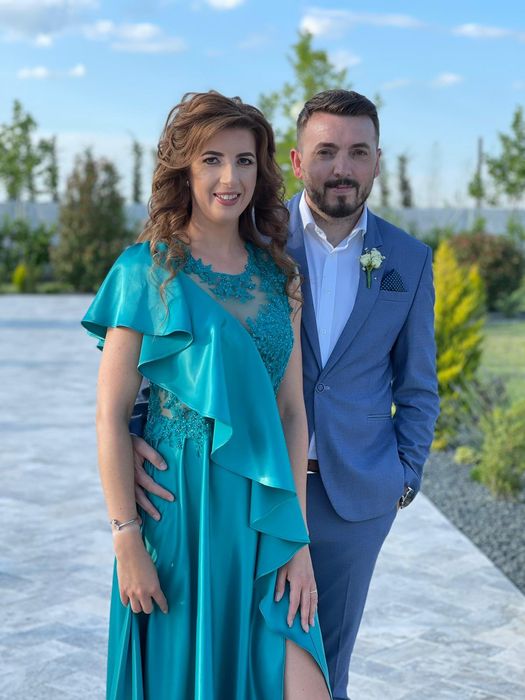 Rochie eleganta turcoaz