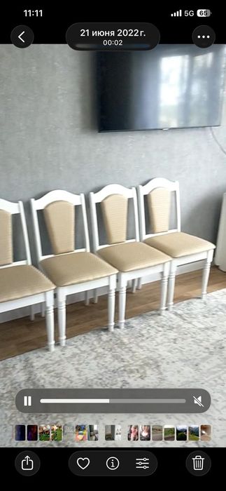 Стол + стулья 6шт