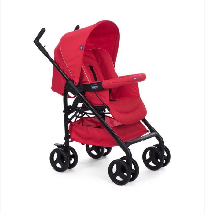 Carucior 3 in 1 Chicco Trio Sprint, cu kit auto, Rosu